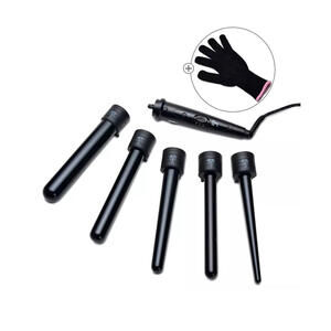 5 In 1 Interchangeable Ceramic Hair Curler Wand Set Styling Curling Iron Roller
